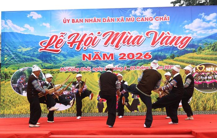 Lễ hội Mùa vàng Mù Cang Chải năm 2026 với nhiều hoạt động văn hóa đặc sắc. Ảnh: Cổng TTĐT