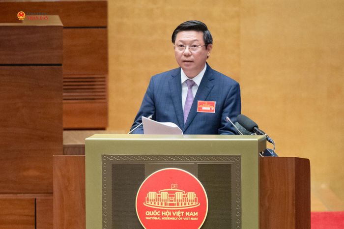 Phó Trưởng ban Tuyên giáo Trung ương Trần Thanh Lâm tuyên bố lý do, giới thiệu đại biểu