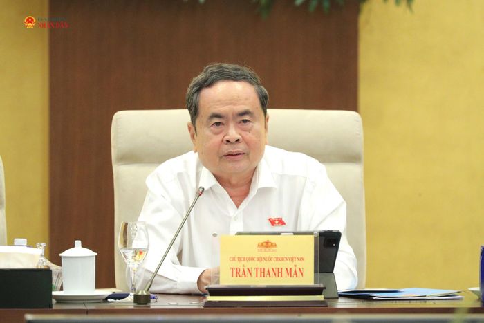 Chủ tịch Quốc hội Trần Thanh Mẫn chủ trì phiên họp
