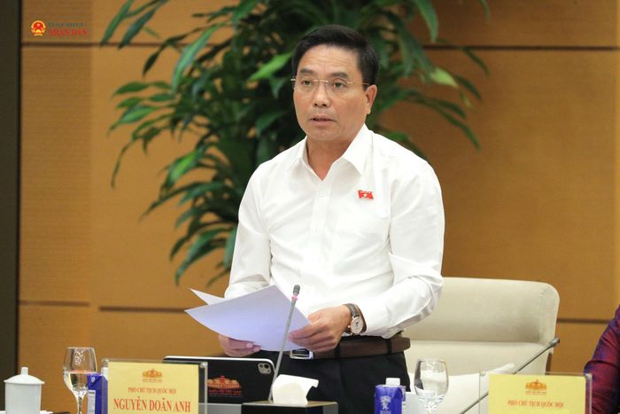 Phó Chủ tịch Quốc hội, Thượng tướng Nguyễn Doãn Anh phát biểu
