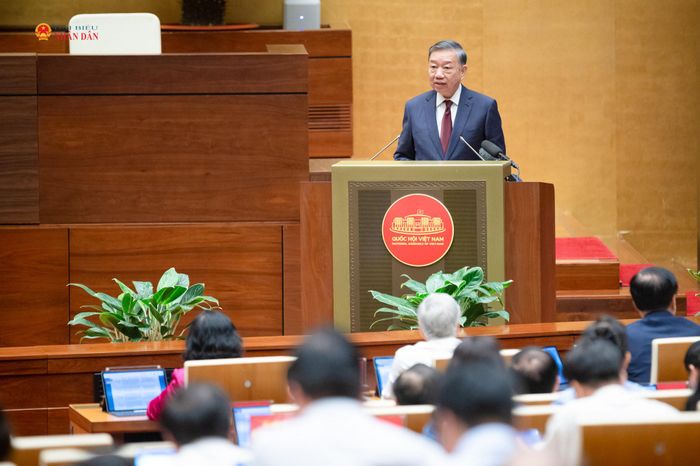 Tổng Bí thư, Chủ tịch nước Tô Lâm phát biểu chỉ đạo hội nghị. Ảnh: Phạm Thắng