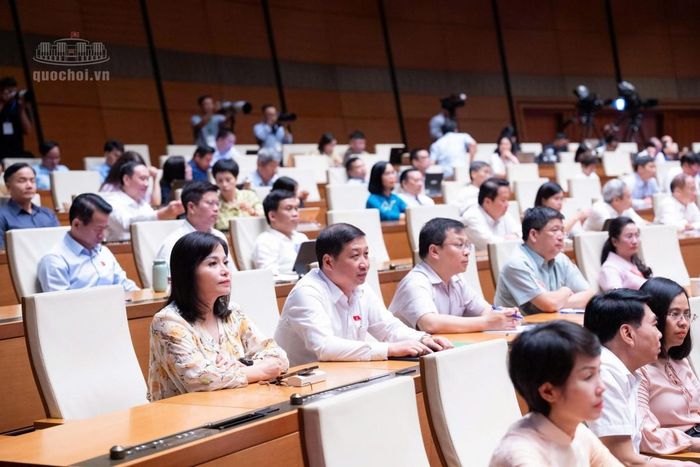 Các đại biểu tham dự hội nghị sáng ngày 3/9. Ảnh: Media Quốc hội