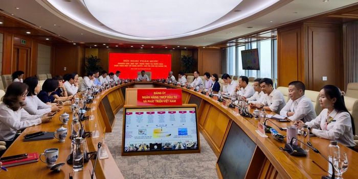 Một số điểm cầu thuộc Đảng ủy NHNN