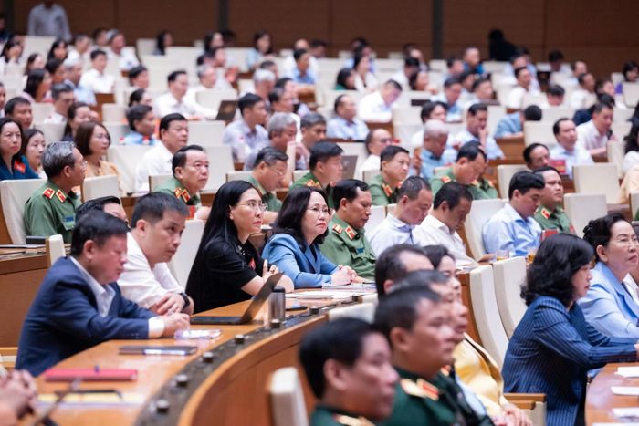 Các đại biểu dự hội nghị.