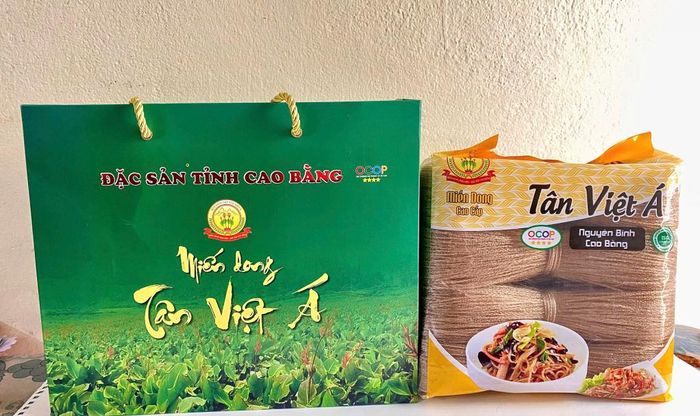 Sản phẩm “Miến dong Tân Việt Á” đạt OCOP 4 sao cấp tỉnh.