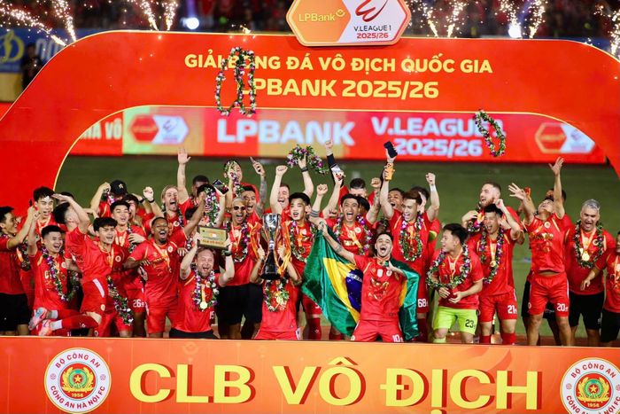 Công An Hà Nội FC đang là nhà đương kim vô địch của V-League