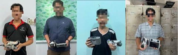 Các trường hợp vi phạm an toàn bay bị Công an xã Vĩnh Lộc lập hồ sơ, xử phạt hành chính