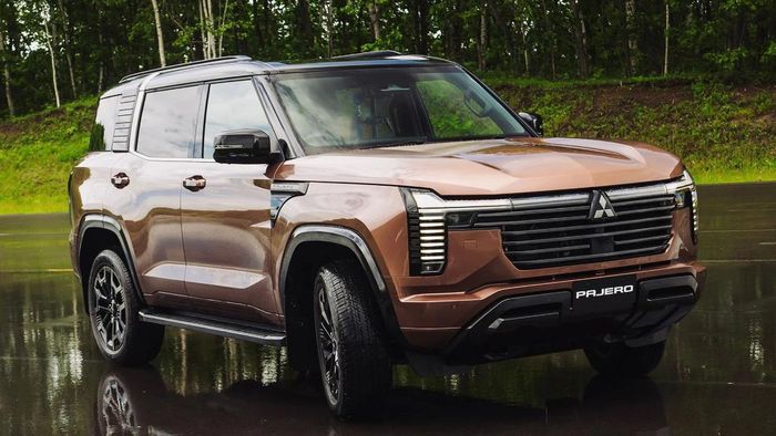 Ngoại thất Mitsubishi Pajero thế hệ thứ 5. Ảnh: Mitsubishi Pajero.