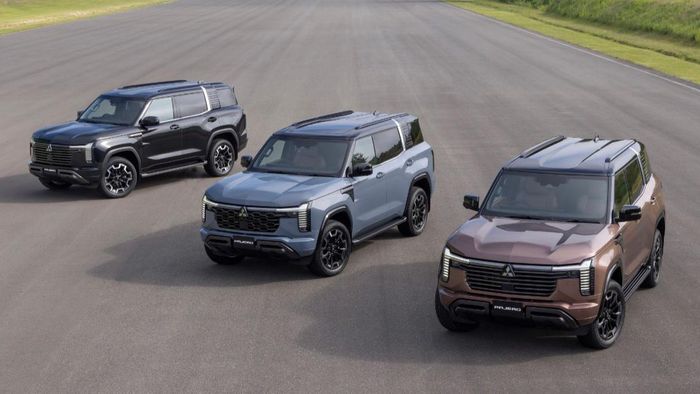 Mitsubishi Pajero phát triển với nhiều thiết kế ngoại thất. Ảnh: Mitsubishi.