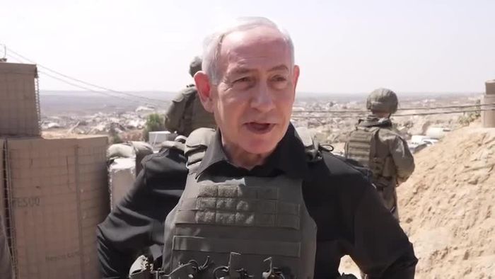 Thủ tướng Israel Benjamin Netanyahu tuyên bố Israel không có kế hoạch rút quân khỏi bất kỳ khu vực nào tại Dải Gaza. Ảnh: Reuters