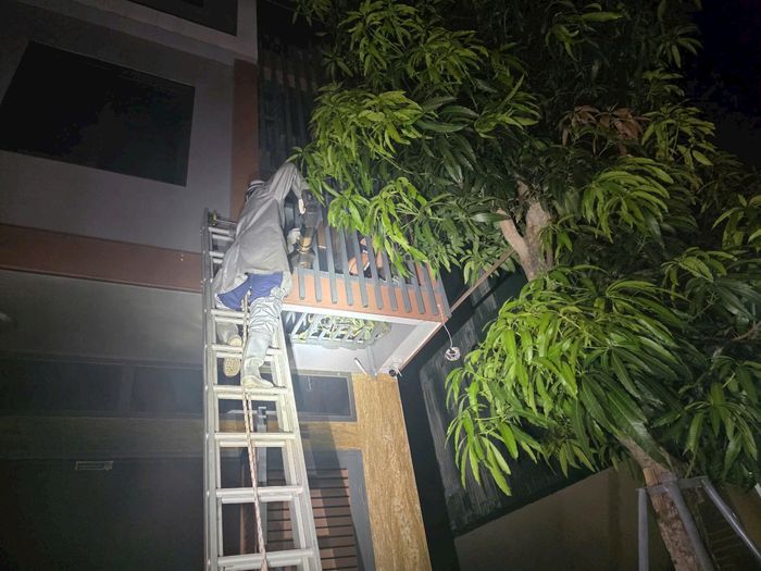 Hiện trường vụ việc. Ảnh: Đức Tuấn