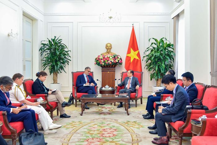 Toàn cảnh buổi làm việc. Ảnh: Bộ Ngoại giao cung cấp