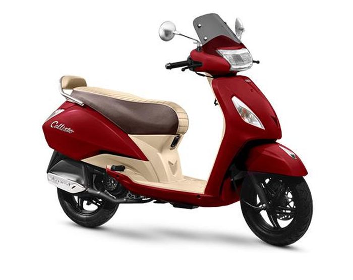 Xe máy TVS Callisto 110 được nhập khẩu từ Ấn Độ qua các đại lý tư nhân
