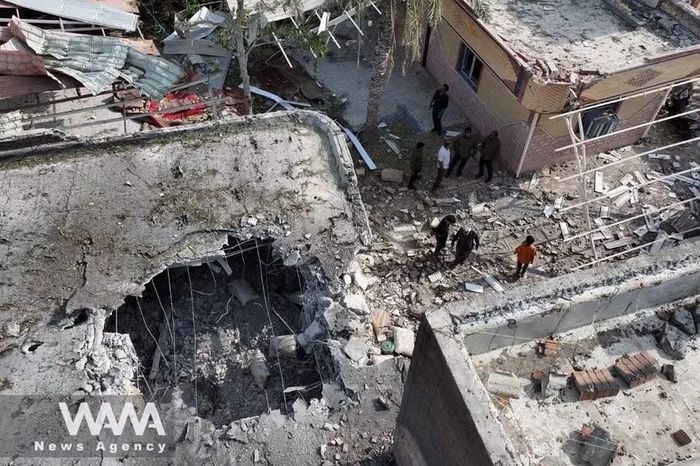 Hiện trường vụ tấn công Iran cáo buộc Mỹ gây ra nhằm vào đám cưới ở Sirik khiến 5 người thiệt mạng và hơn 50 người bị thương