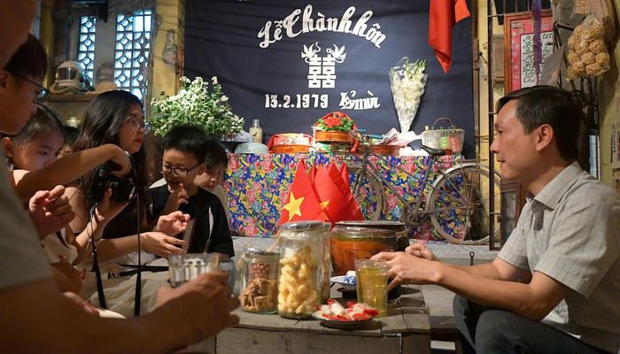 Quán trà thời bao cấp.