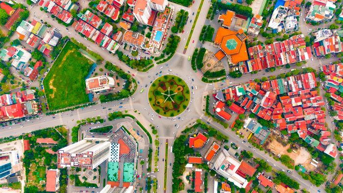 Bắc Ninh đang đẩy mạnh triển khai loạt dự án, khu đô thị quy mô lớn trên địa bàn. Ảnh: TN.