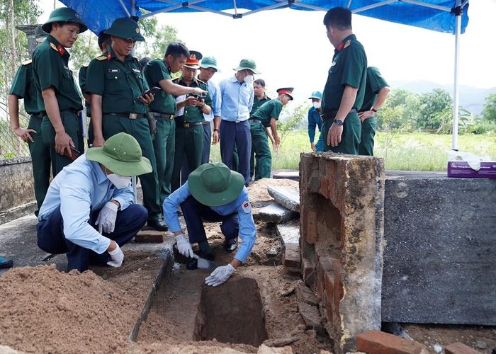 Công tác khai quật, lấy mẫu hài cốt liệt sĩ của tỉnh Gia Lai đã hoàn thành 100% chỉ tiêu, được triển khai tại 113 nghĩa trang liệt sĩ trên địa bàn tỉnh
