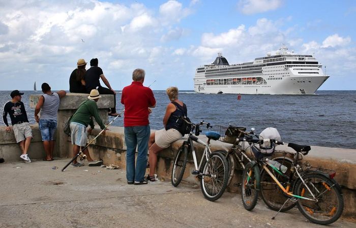 Tàu du lịch của hãng Oceania Cruises. Ảnh minh hoạ: EPA/TTXVN