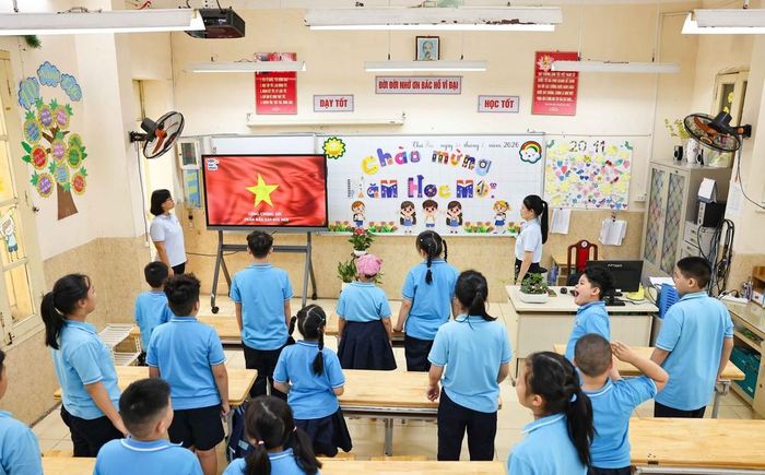 Ngôi trường là mái nhà thứ hai, nơi các em được yêu thương, chăm sóc và giáo dục để từng bước hòa nhập với xã hội. Ảnh: Thanh Tùng - TTXVN