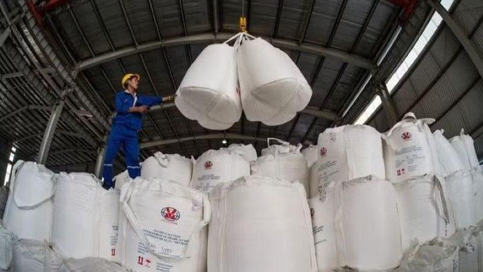 Sản phẩm alumin của Nhà máy sản xuất Alumin Nhân Cơ. (Ảnh THÀNH NAM)