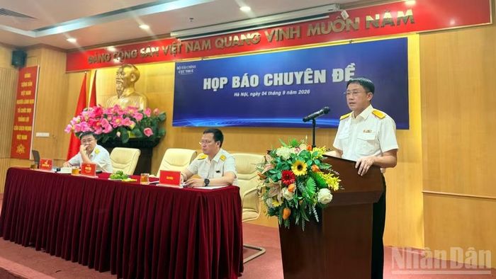 Hình ảnh tại buổi họp báo. (Ảnh: MINH PHƯƠNG)