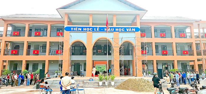 Trường Phổ thông nội trú liên cấp Tiểu học và THCS Sín Thầu (xã Sín Thầu, tỉnh Điện Biên) ẢNH: PHAN THẢO