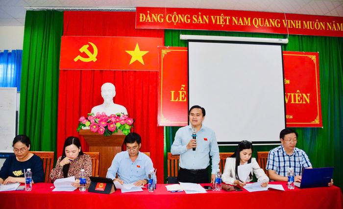 Ông Cao Thanh Bình phát biểu kết luận buổi khảo sát.