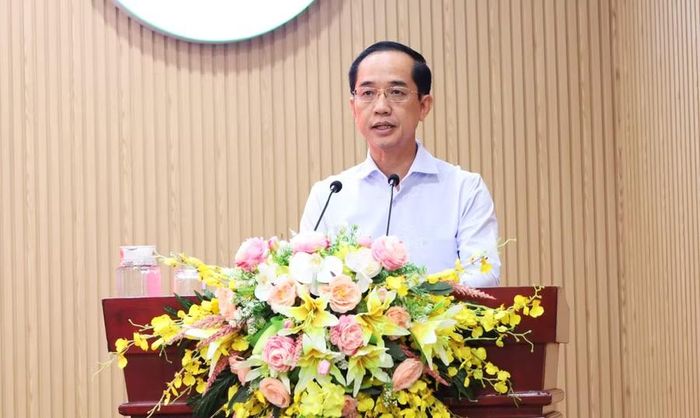 Ông Hồ Thanh Thủy, Phó Bí thư Tỉnh ủy, Chủ tịch Ủy ban MTTQVN tỉnh Cà Mau.