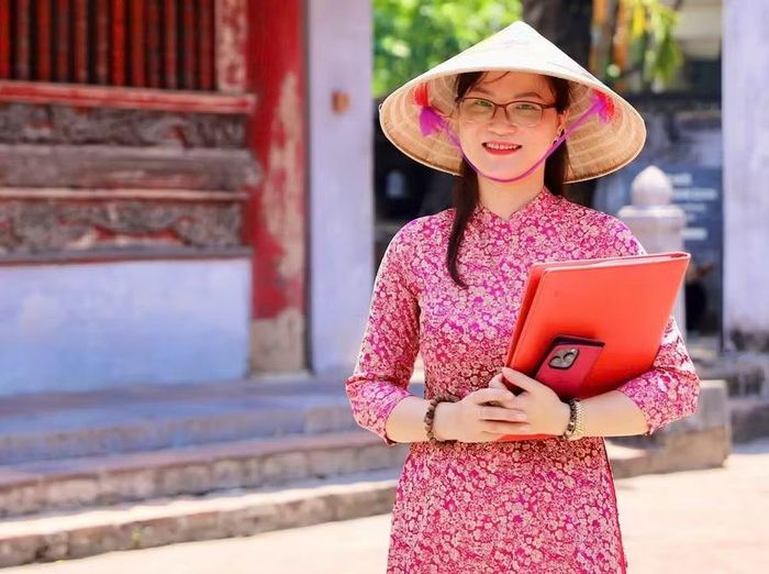 Nhà giáo Phùng Thị Kim Dung.