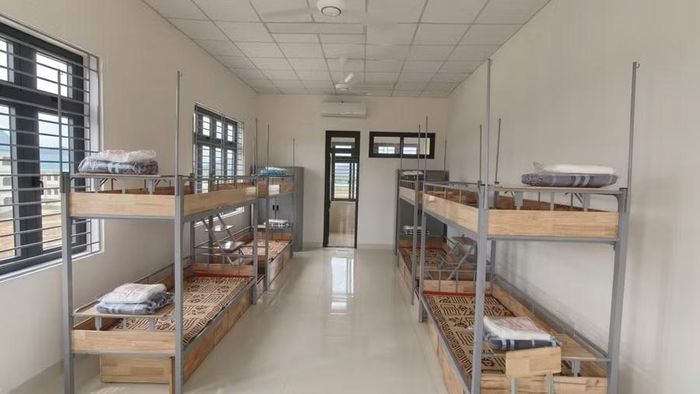 Khu nội trú đã sẵn sàng đón học sinh.