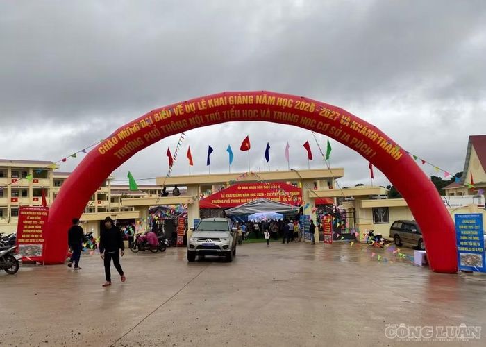 Trường phổ thông nội trú liên cấp Ia Púch được chọn làm điểm cầu truyền hình trực tiếp với Trung ương trong lễ khai giảng năm học 2026-2027