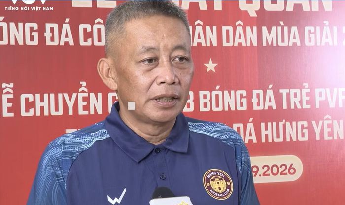HLV Bùi Đoàn Quang Huy sẽ dẫn dắt CLB Hưng Yên phấn đấu giành vị trí cao nhất