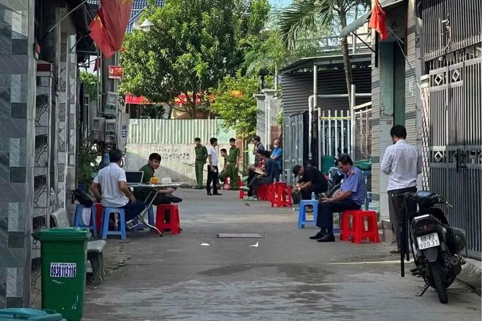 Khu vực gần nơi diễn ra vụ án. Ảnh người dân cung cấp.