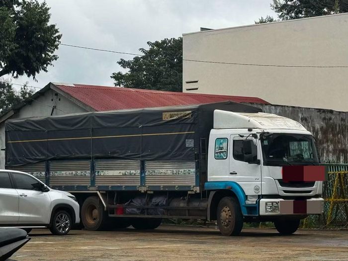 Tài xế xe tải liên quan đến vụ tai nạn đã trình diện. Ảnh: Công an xã Ea Knuếc.