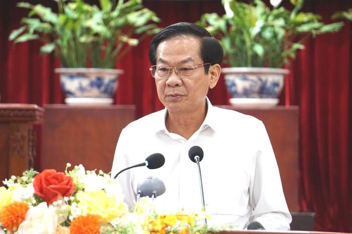 Ông Đỗ Thanh Bình - Bí thư Thành ủy Cần Thơ phát biểu,