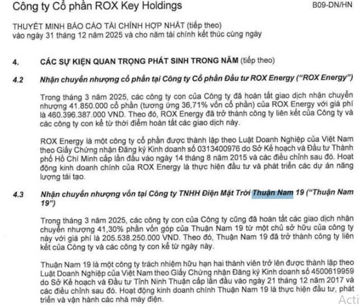 ROX Key Holdings nằm trong hệ sinh thái ROX.