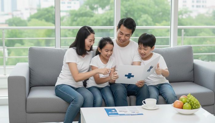 Bảo hiểm y tế hộ gia đình là hình thức tham gia tự nguyện. Ảnh minh họa: AI