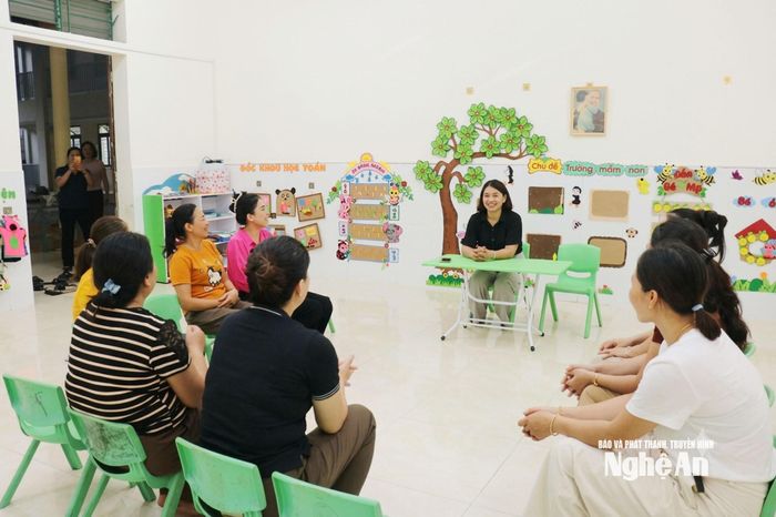Các trường, điểm trường mầm non ở vùng cao, biên giới hoàn tất công tác chuẩn bị cho ngày khai giảng. Ảnh: Nguyễn Nam