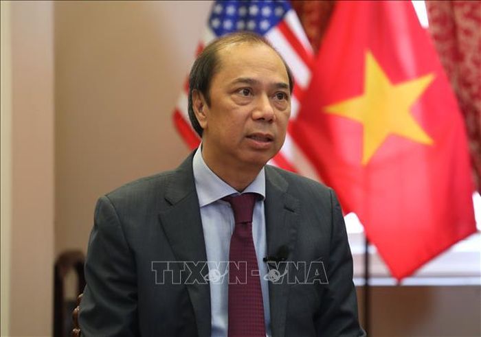 Đại sứ Việt Nam tại Mỹ Nguyễn Quốc Dũng. Ảnh tư liệu: Quang Thịnh/PV TTXVN tại Mỹ