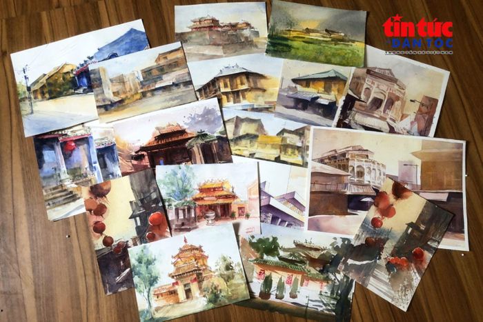 Một số tác phẩm ký họa kiến trúc tại TP Hồ Chí Minh của bạn Ngô Triệu Vy.