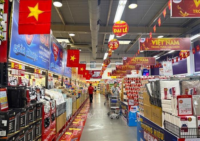 Siêu thị MM Mega Market An Phú, TP Hồ Chí Minh. Ảnh: Hương Giang/TTXVN