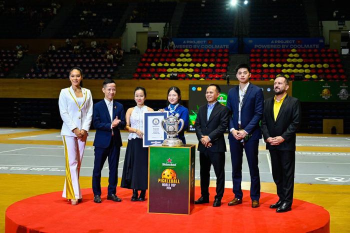 Heineken Pickleball World Cup 2026 tạo dấu ấn với 2 kỷ lục Guinness thế giới. Ảnh: BTC
