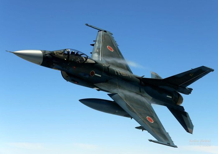 Mẫu tiêm kích Mitsubishi F-2. Ảnh: Wikimedia Commons