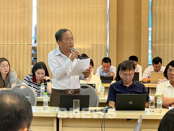 Tại hội thảo, đại diện Hiệp hội Thương mại Mỹ tại Việt Nam (AMCHAM) cho rằng, việc thiếu vắng hoặc chậm cập nhật các tiêu chuẩn kỹ thuật đang tạo ra những khoảng trống pháp lý, gây lúng túng cho cả khâu sản xuất lẫn công tác thanh tra. Ảnh: Ngọc Quỳnh/Bnews/vnanet.vn 