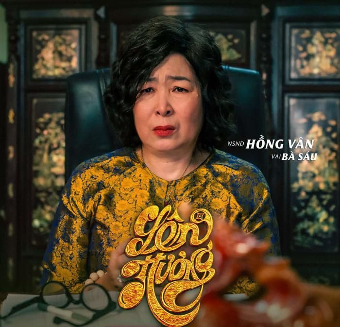 NSND Hồng Vân đảm nhận vai bà Sáu Vàng trong Lên Hương, một nhân vật có đời sống tâm lý phức tạp. Ảnh: NSX