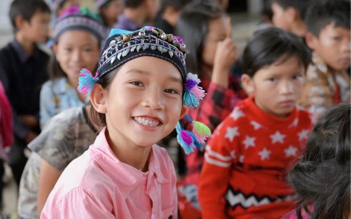 Học sinh vùng cao - Ảnh: Hà Ly