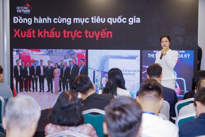 Bà Trần Thị Tân, Giám đốc trách nhiệm xã hội và hợp tác chiến lược TikTok Shop. Ảnh: BTC