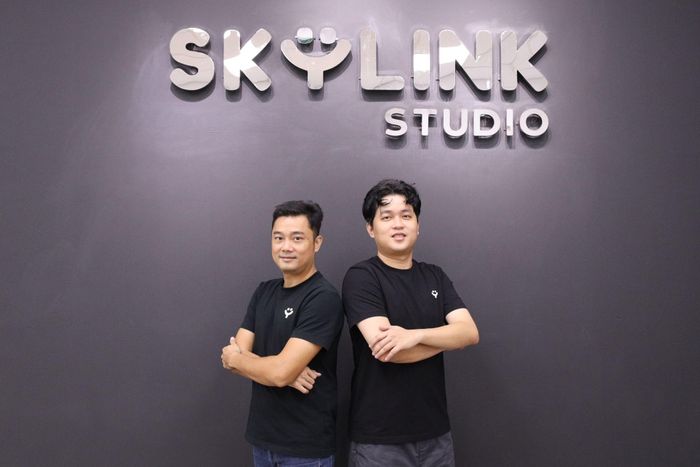 Bộ đôi lãnh đạo Skylink Studio: Founder & CEO Nguyễn Ngọc Tuấn Lợi (bên trái) và Giám đốc Sáng tạo Đặng Tuấn Vinh.