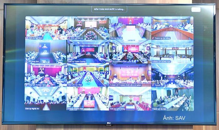Hội nghị được tổ chức theo hình thức trực tuyến.