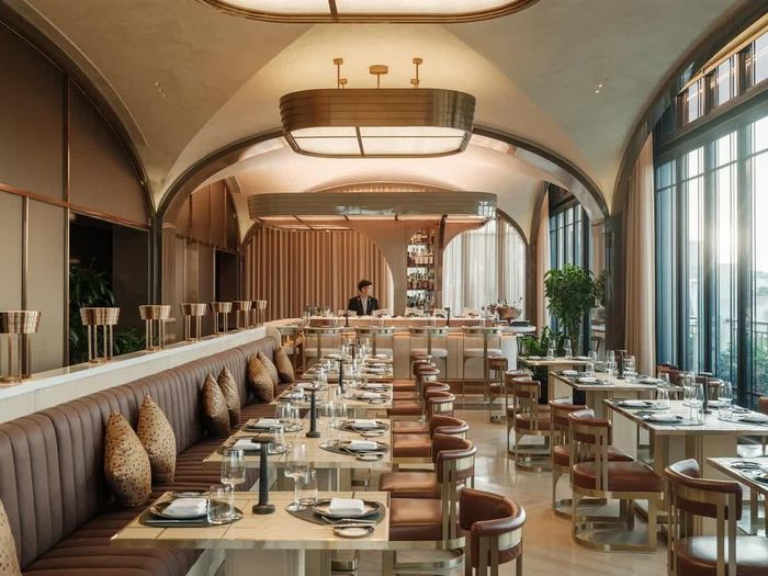 Không gian tái hiện lại không khí hào hoa của New York những năm 1920 tại The Hudson Rooms – Top 50 quán bar quán bar tốt nhất châu Á 2026.